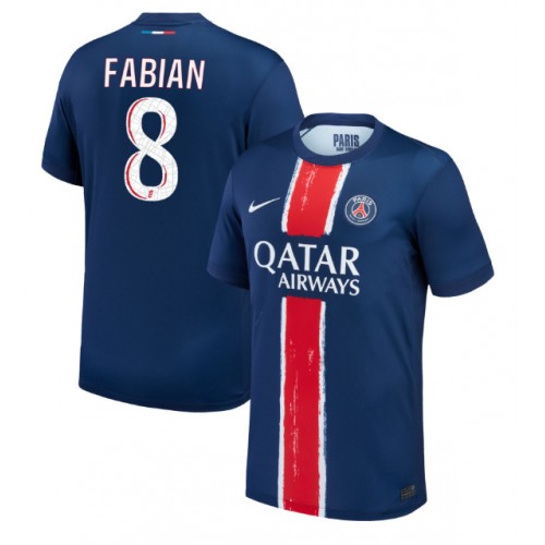 Pánský Fotbalový dres Paris Saint-Germain Fabian Ruiz #8 2024-25 Domácí Krátký Rukáv